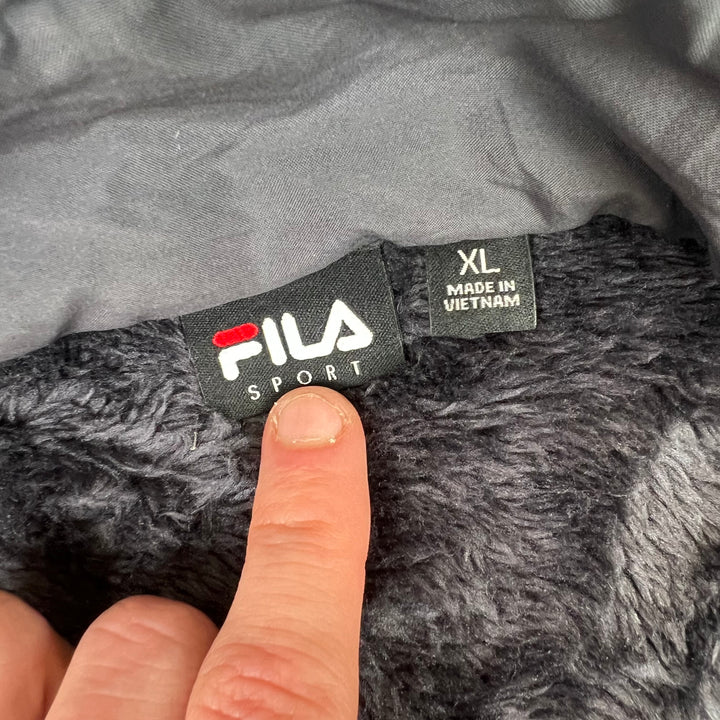 Vintage Fila Sport Zip-Up Fleece Jacket