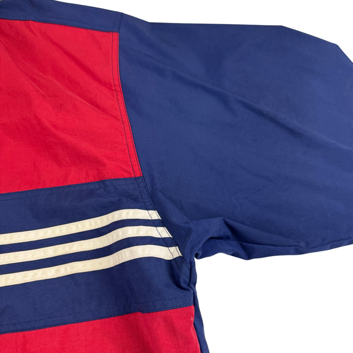 Adidas 90's Half-Zip Track Pullover Jacket Red Blue