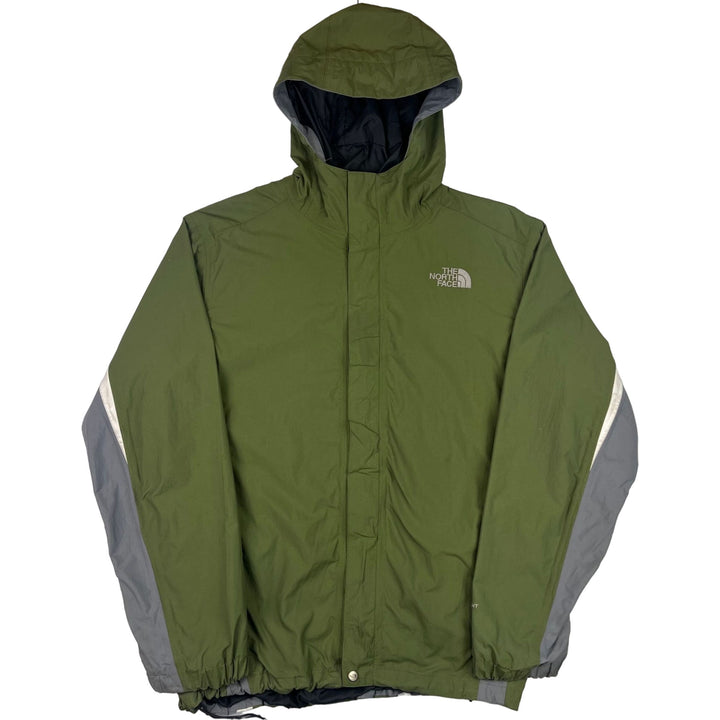 The North Face Hooded Hyvent Jacket Green Grey