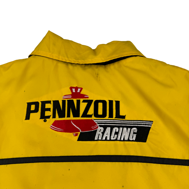 Vintage Pennzoil Racing Full-Zip Jacket Yellow