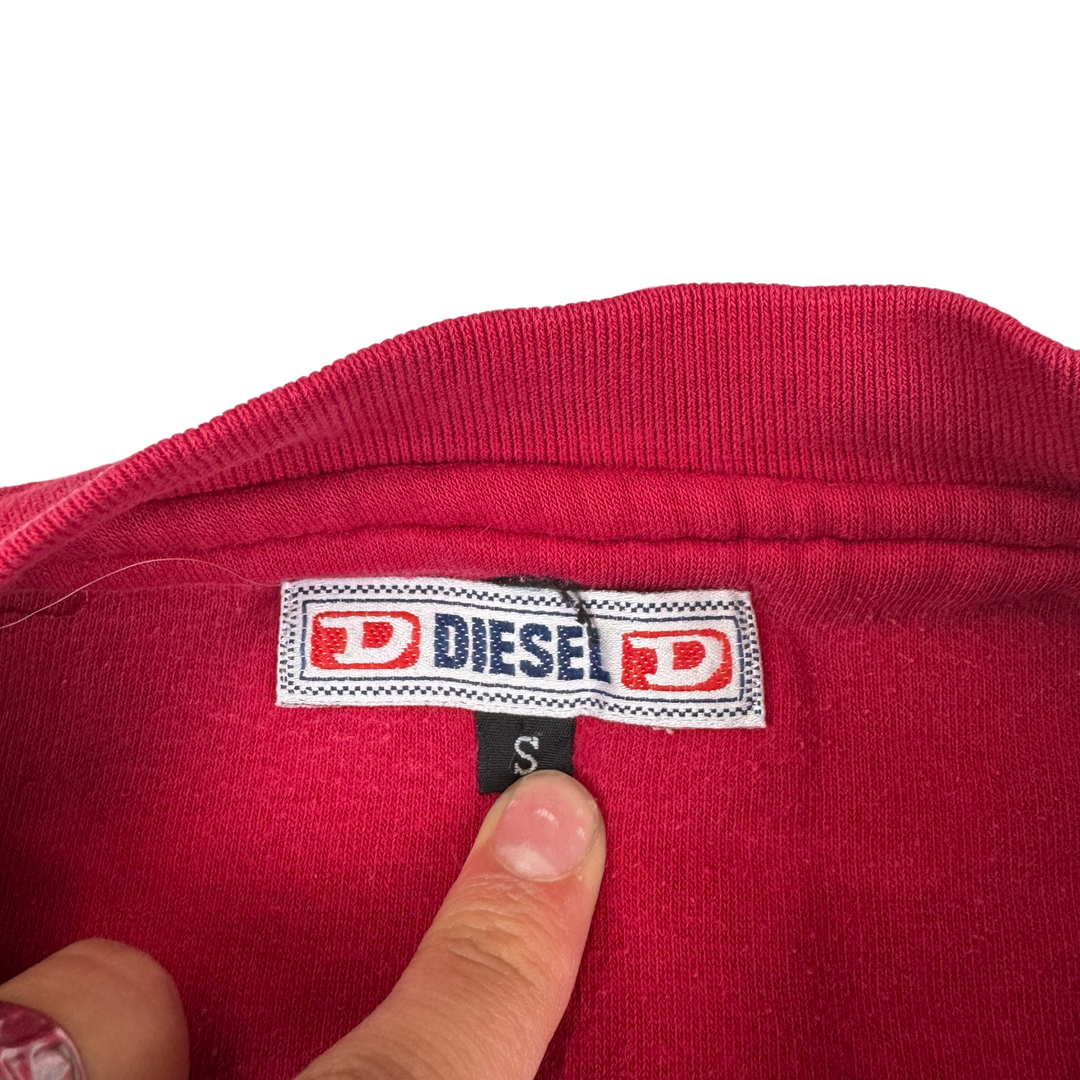 Diesel Denim Division 90's Sweatshirt Red