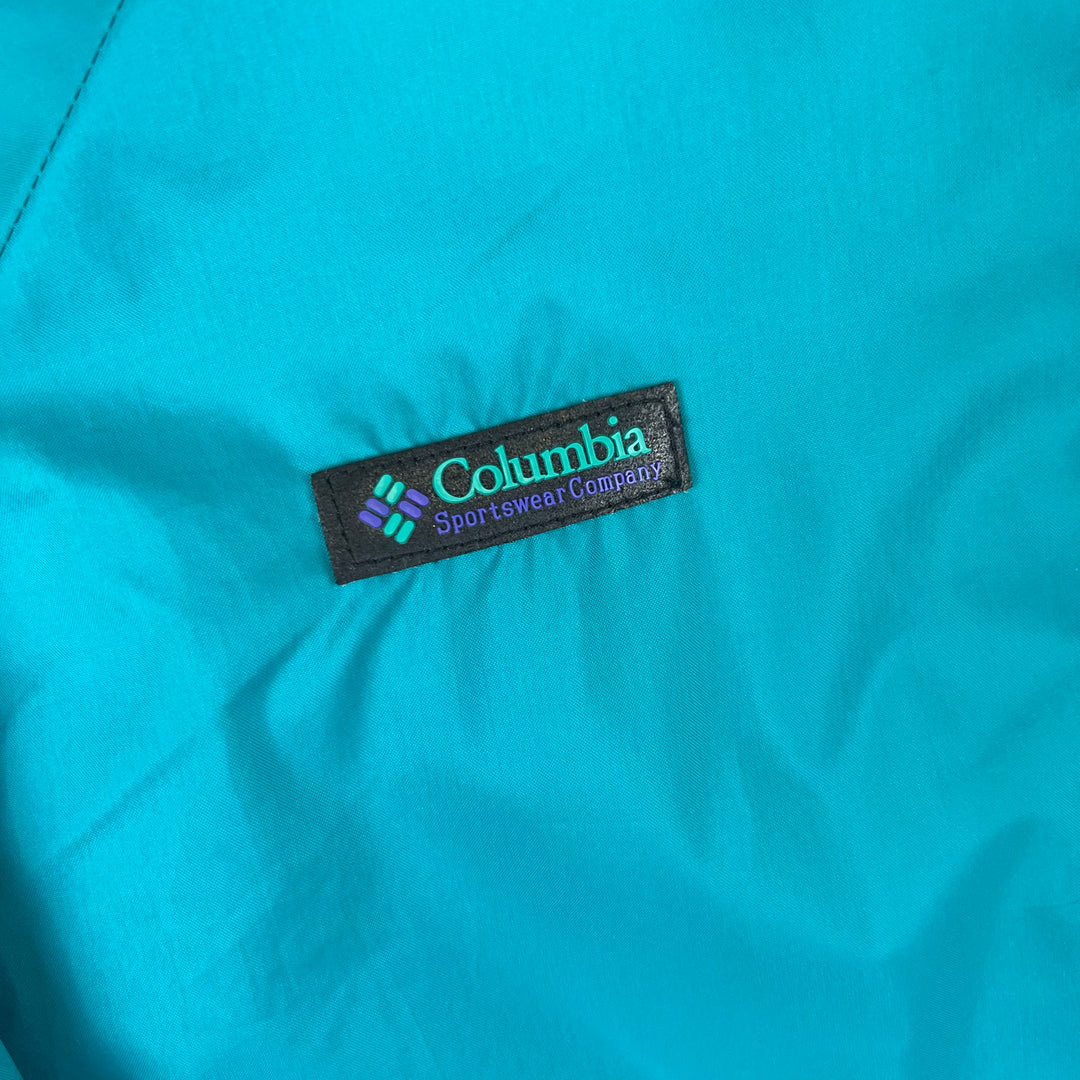 Columbia Sportswear Reversible Puffer Jacket Teal Purple