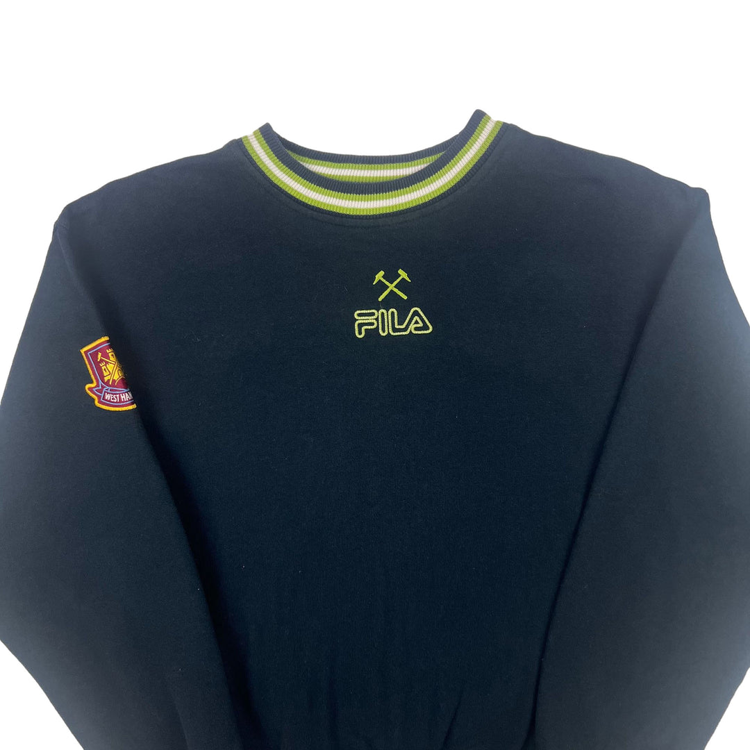 Vintage Fila 90's West Ham Hammers Sweatshirt Navy