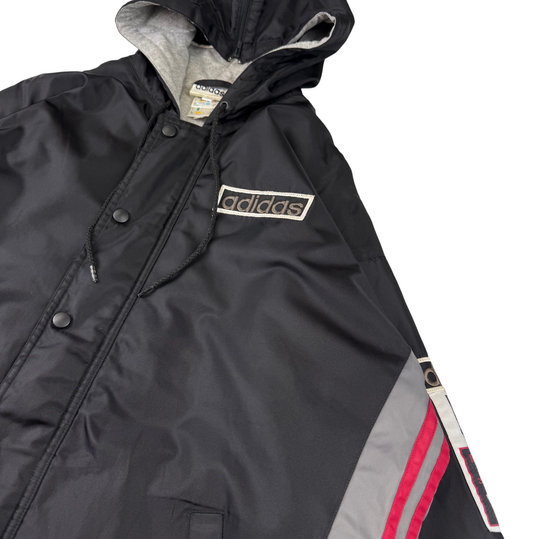 Adidas 90's Full-Zip Hooded Jacket Black