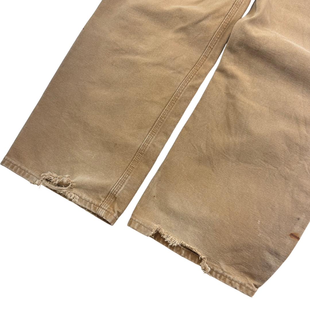 Carhartt Double Knee Carpenter Workwear Trousers Brown