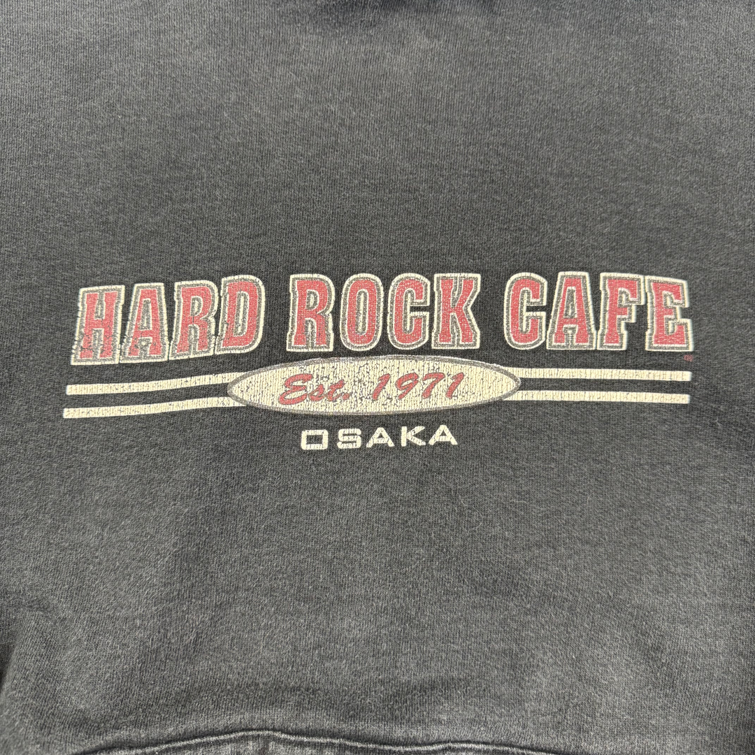 Hard Rock Cafe 90's Osaka Pullover Hoodie Black