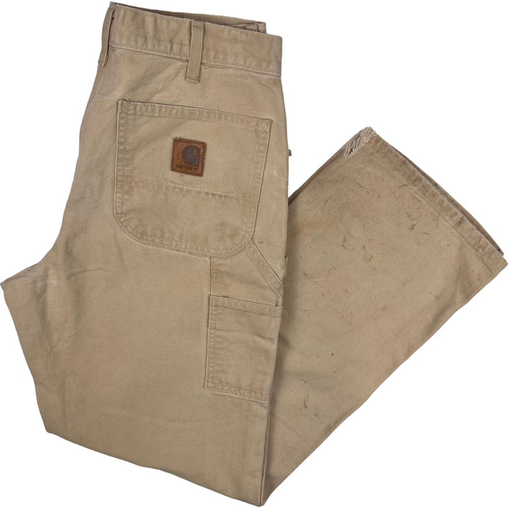 Carhartt Workwear Carpenter Trousers Beige B11 WET