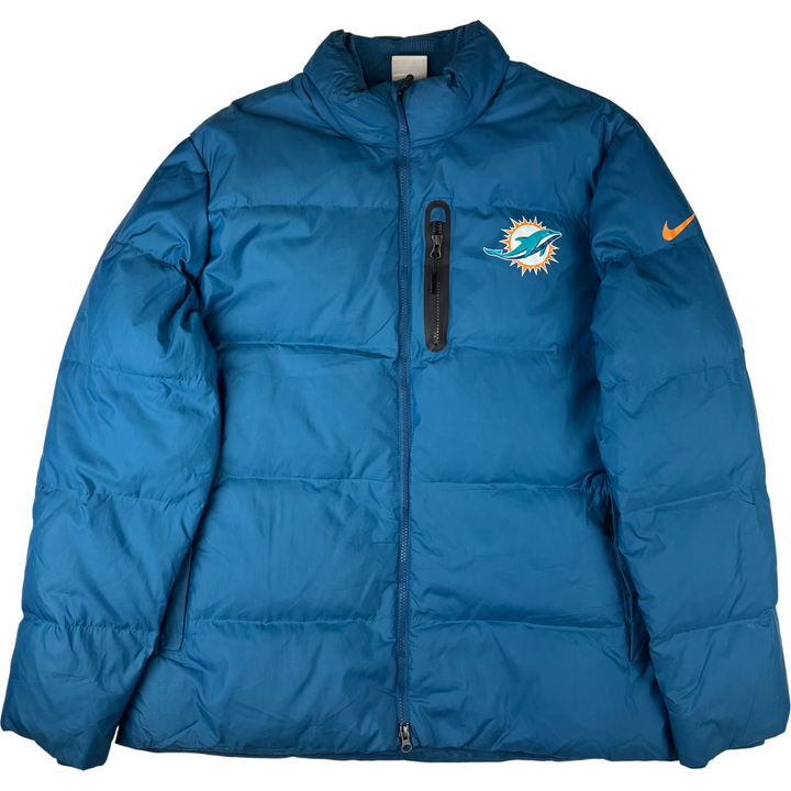 Nike NFL Miami Dolphins Puffer Jacket Blue