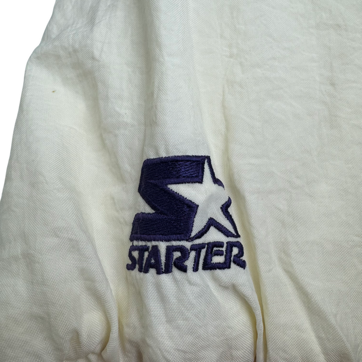 Vintage 90's Starter Penn State Pullover Pro Sport Jacket White Navy
