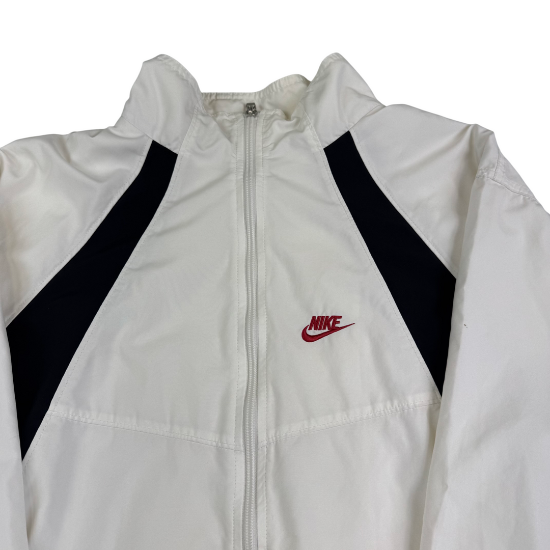 Nike 00's Full-Zip Track Jacket White Black Red