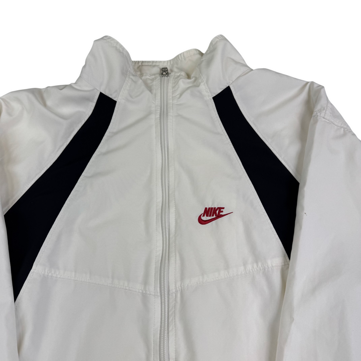 Nike 00's Full-Zip Track Jacket White Black Red