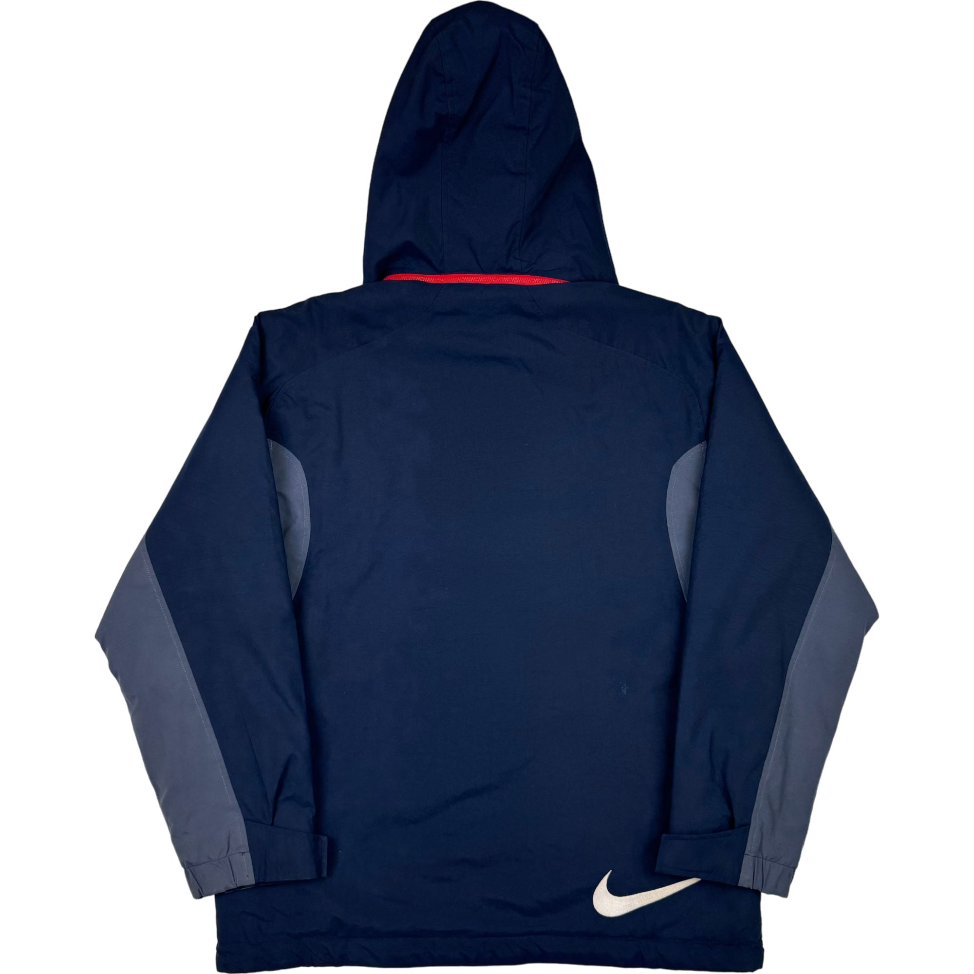nike big swoosh jacket blue