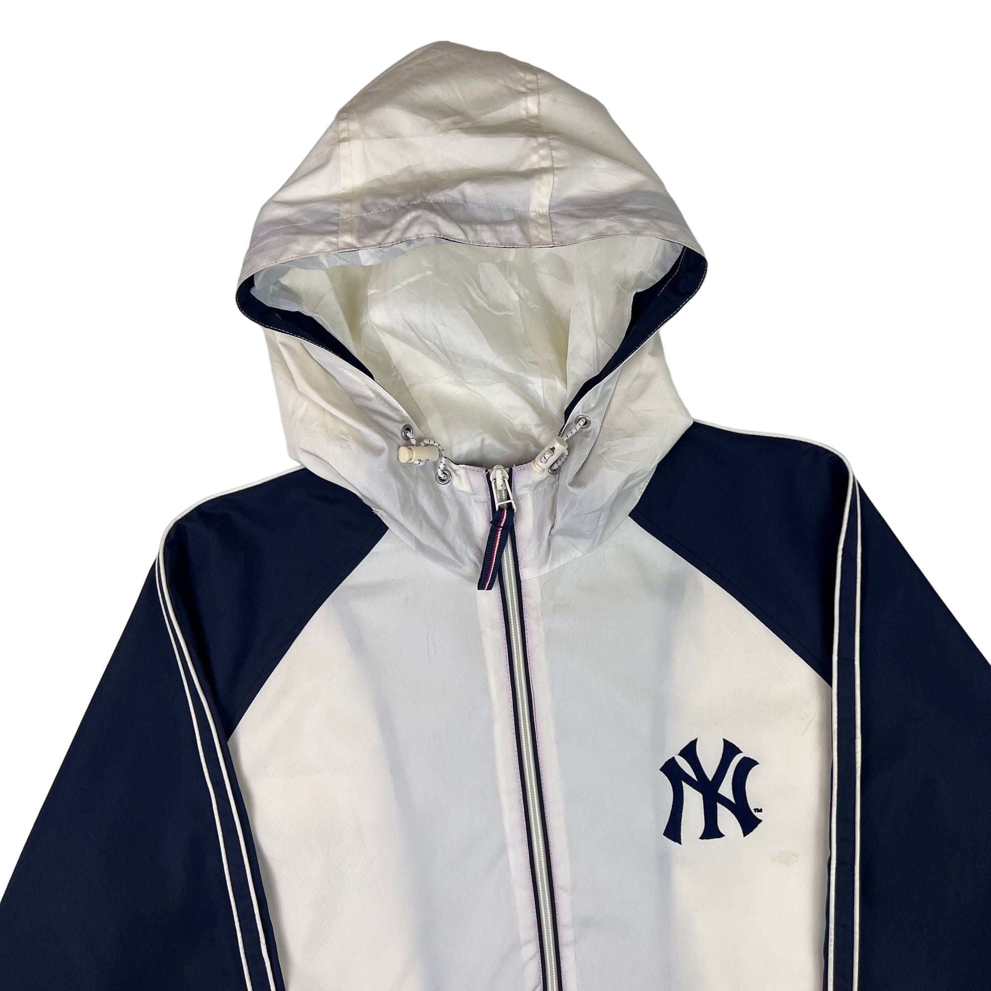 MLB New York Yankees Track Jacket Navy White Bring It Back