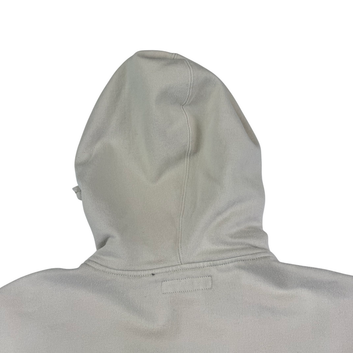 Quiksilver 00's Full-Zip Hooded Graphic Sweatshirt Beige