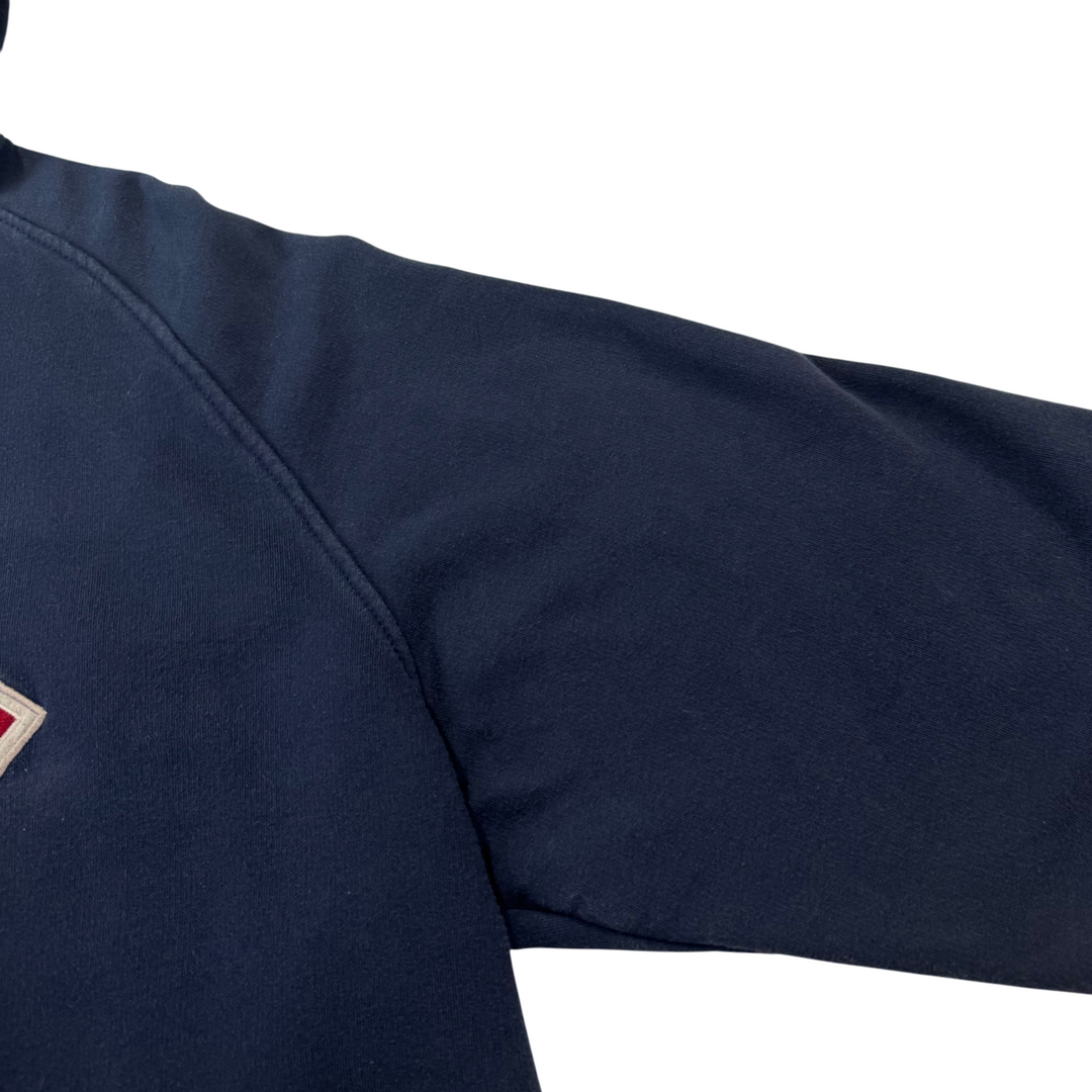Nike 00's Embroidered Pullover Hoodie Navy