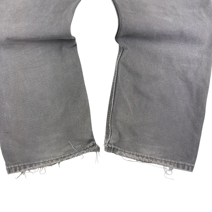 Carhartt Double Knee Original Fit Workwear Carpenter Trousers Grey