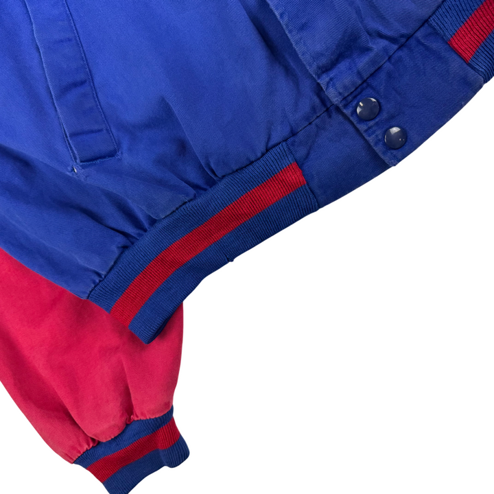 Vintage 90's Swingster Jim Beam Bourbon Varsity Jacket Blue Red