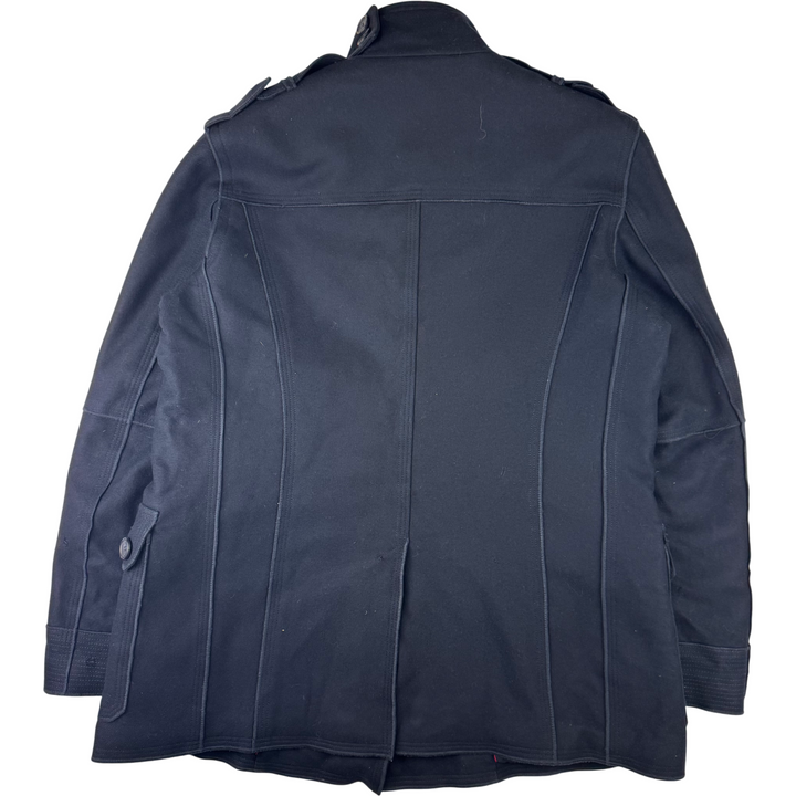 Dolce & Gabbana Double-Breasted Wool Peacoat Navy Rare
