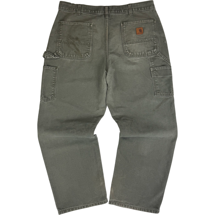Carhartt Carpenter Dungaree Fit Workwear Trousers Green