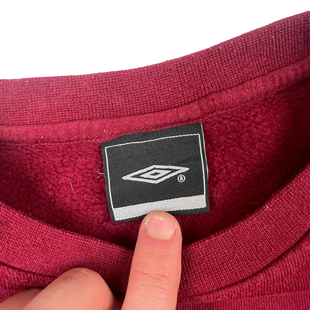 Vintage Umbro Sweatshirt Maroon