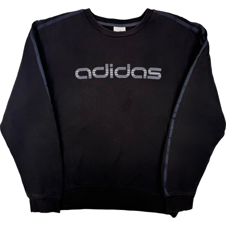 Adidas Spell Out Logo Sweatshirt Black