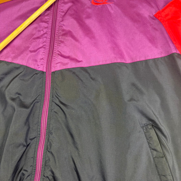 Vintage Nike 90's Sports Classic Full-Zip Track Jacket Purple