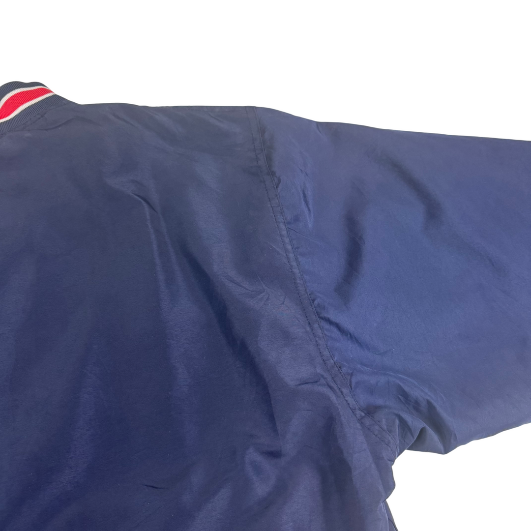 Puma NFL Patriots V-Neck Pullover Track Pro Sport Jacket Navy