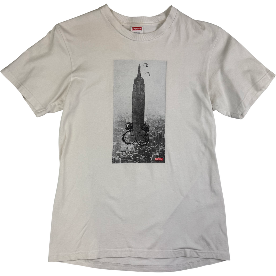 Supreme Mike Kelley Empire State Graphic Print T-shirt White