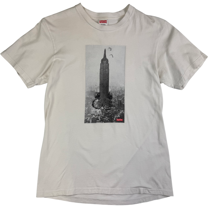 Supreme Mike Kelley Empire State Graphic Print T-shirt White