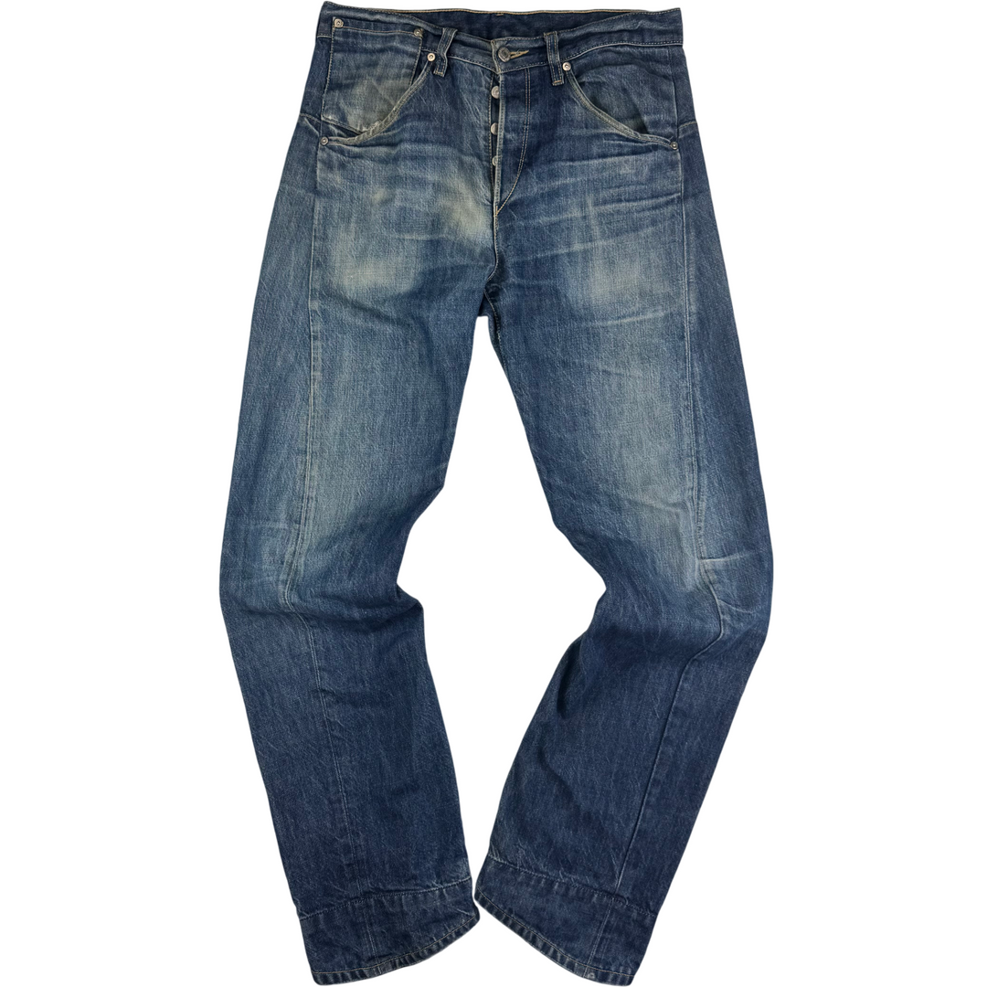 Levi's Vintage 90's Distressed Denim Jeans Blue