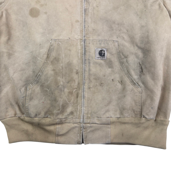 Carhartt Active Full-Zip Workwear Jacket Beige J06 WET