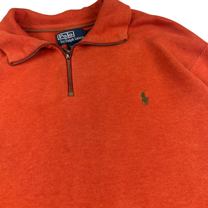 Polo Ralph Lauren Quarter-Zip Sweatshirt Orange