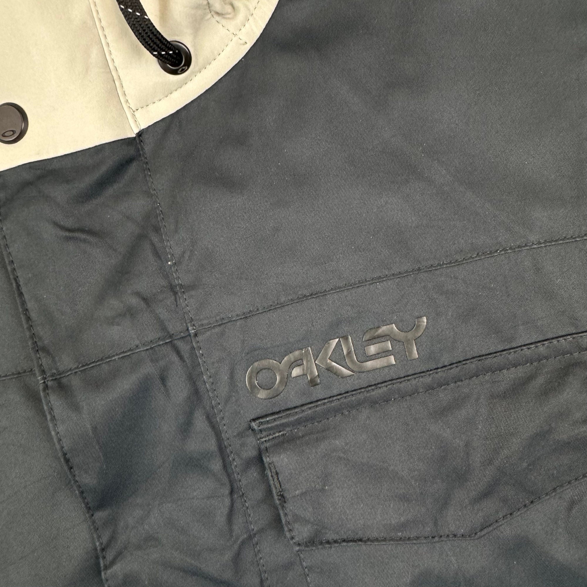 Oakley Biozone FN Dry 10K Navy Two-Tone Hooded Ski Jacket Small