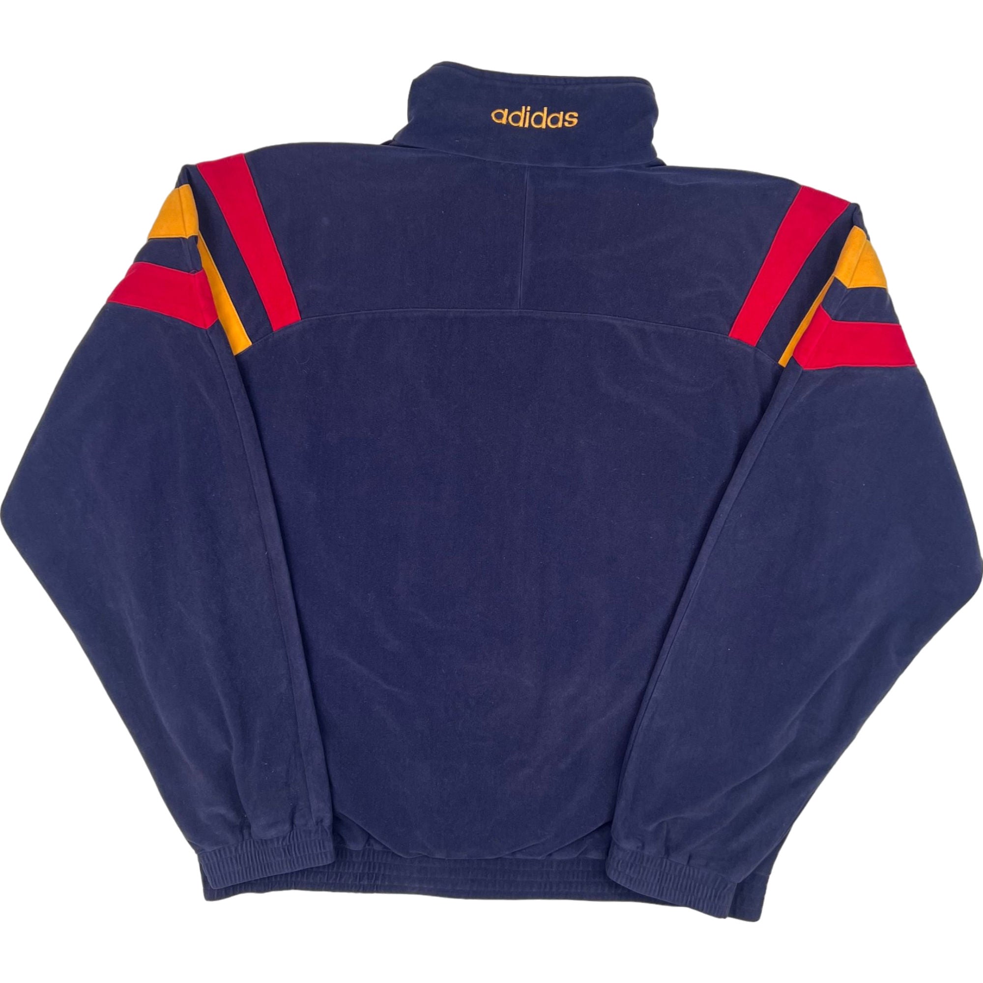 Adidas Spain 1996 98 Football Velour Track Jacket Navy Rare Bring It Back