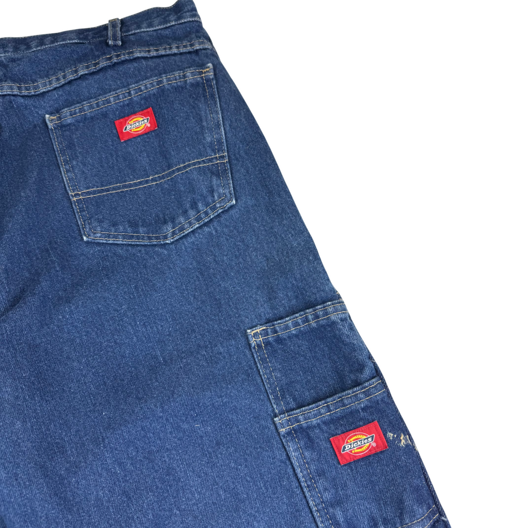 Dickies Double Knee Carpenter Denim Workwear Jeans Blue