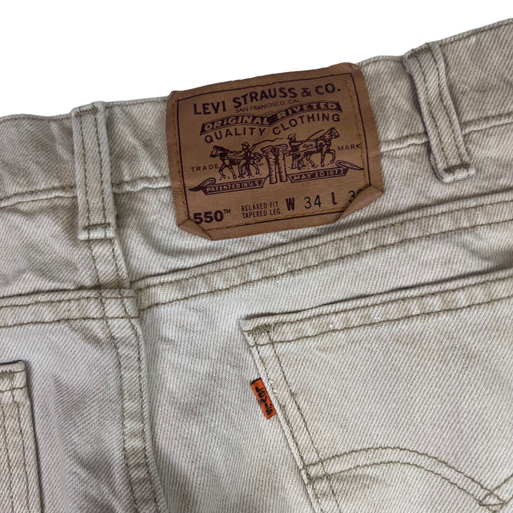 Levi's 550 Relaxed Fit Jeans Cream