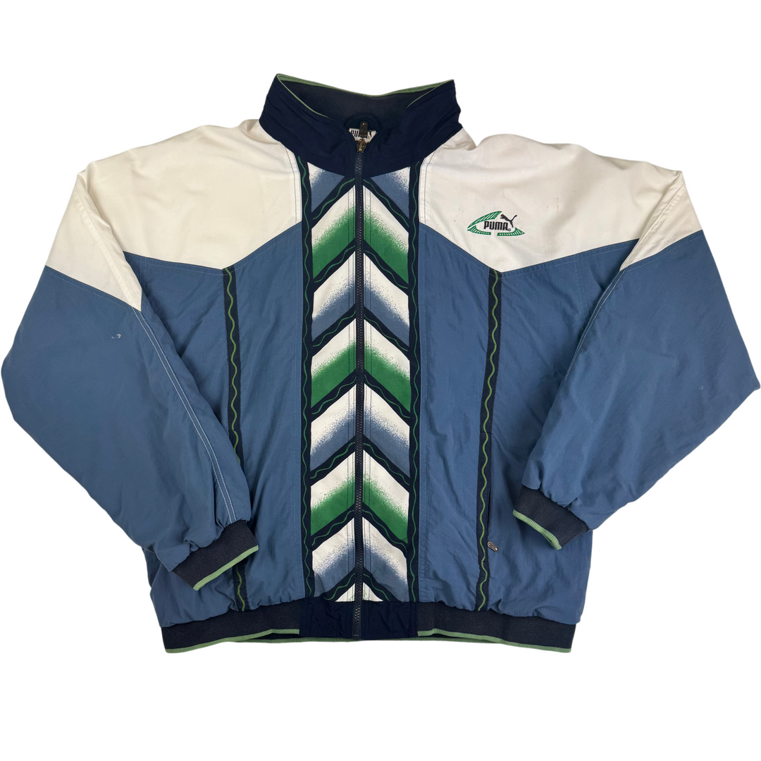 Puma 90's Full-Zip Track Jacket Blue White