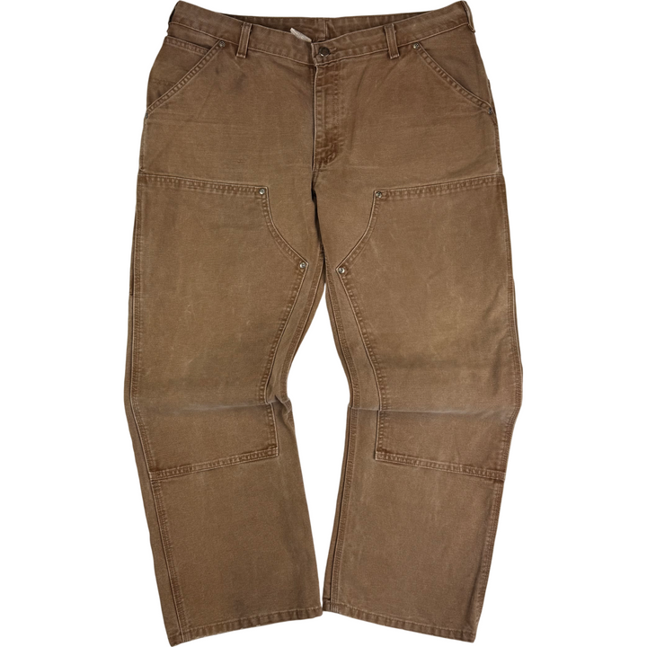 Carhartt Workwear Double Knee Carpenter Trousers Brown