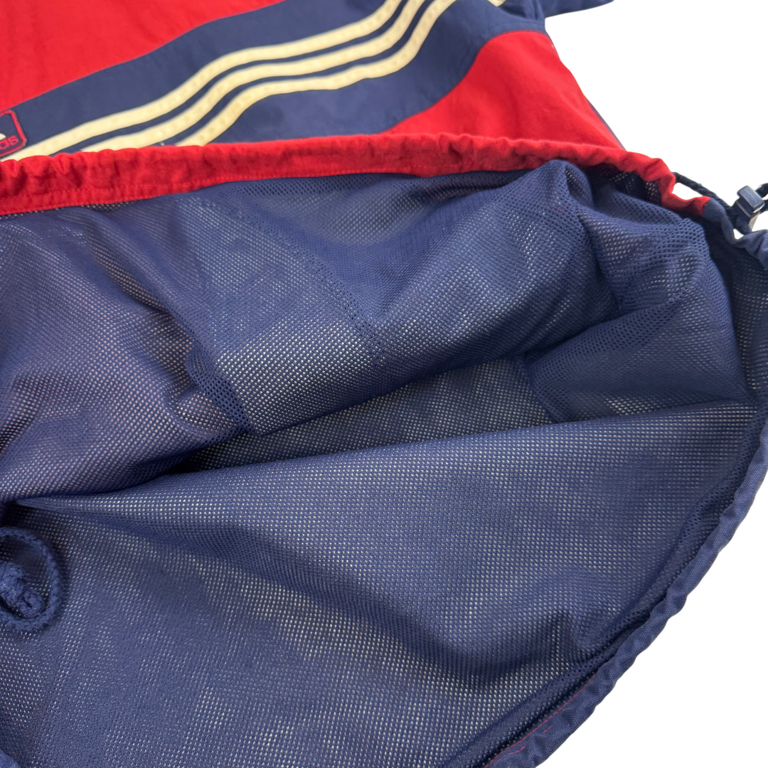 Adidas 90's Half-Zip Track Pullover Jacket Red Blue