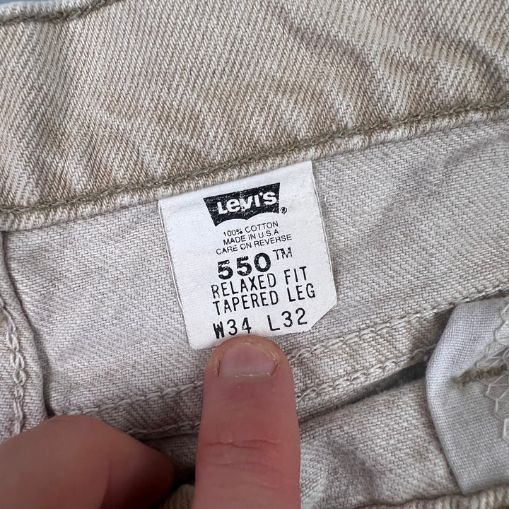 Levi's 550 Relaxed Fit Jeans Cream