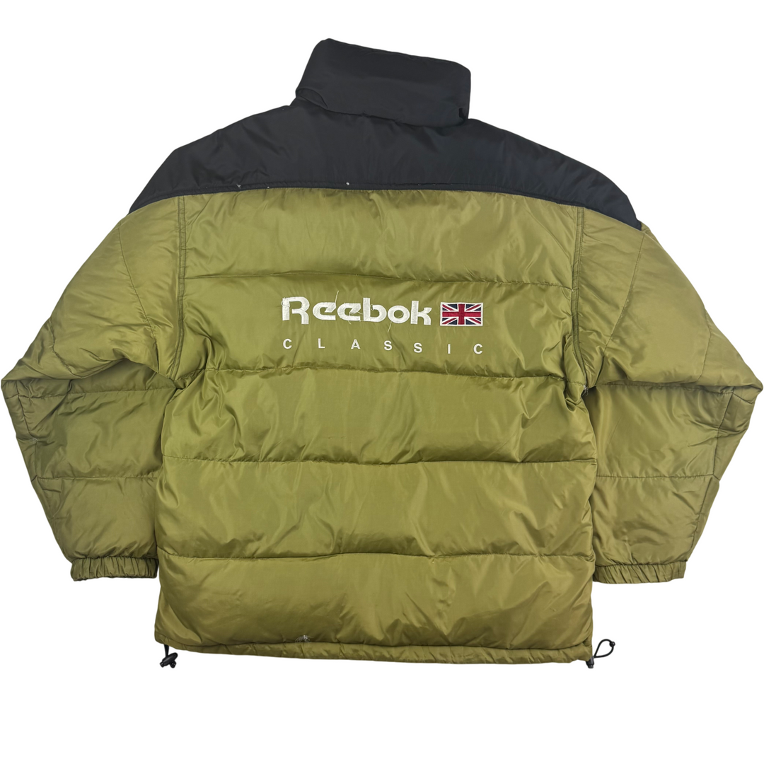 Reebok Classic Full-Zip Puffer Jacket Green