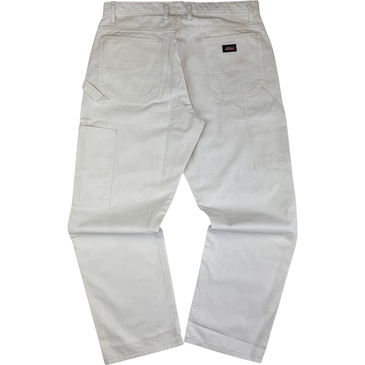 Dickies Carpenter Workwear Trousers White