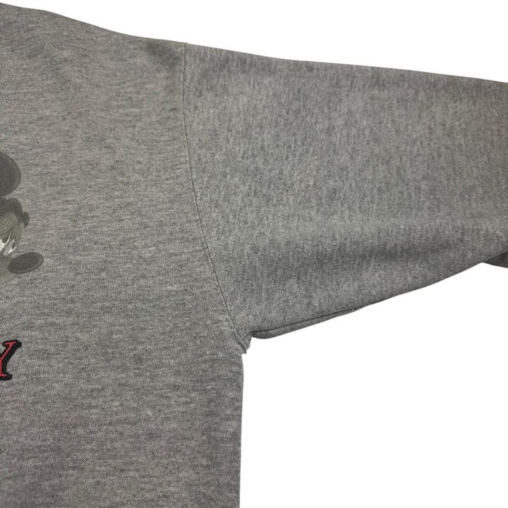 Disney 90's Mickey Mouse Graphic Sweatshirt Grey