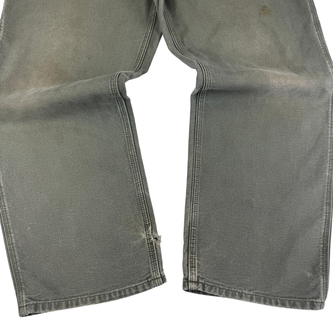 Carhartt Carpenter Dungaree Fit Workwear Trousers Green