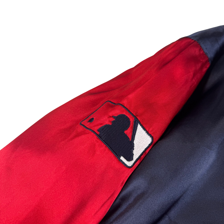 Vintage Majestic Cooperstown Boston Red Sox MLB Varsity Jacket Navy Red