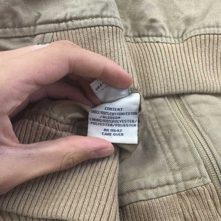 Vintage Coogi Military Style Embroidered Jacket Beige