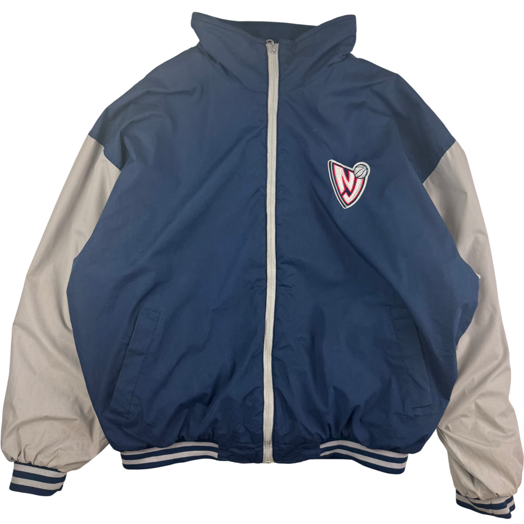 Vintage NBA New Jersey Nets Unique Sports Generation Reversible Jacket Navy