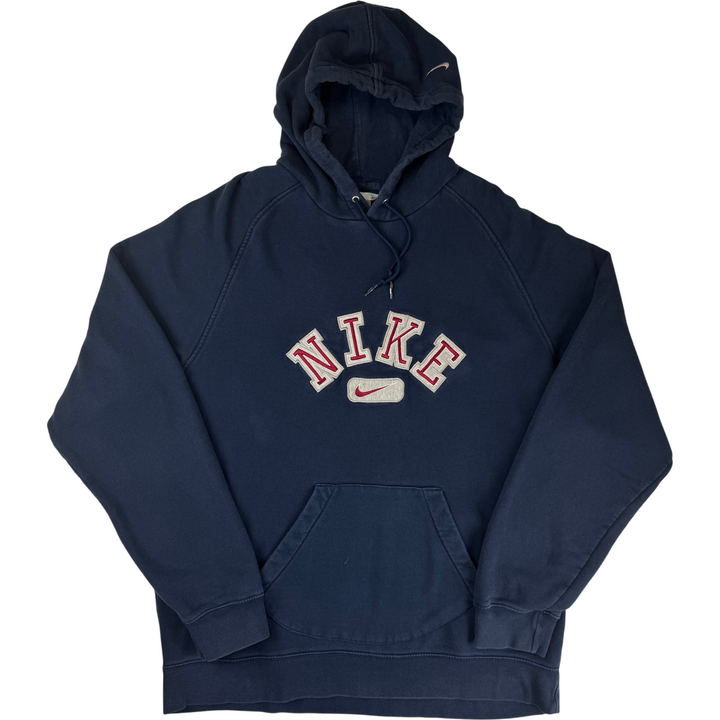 Nike 00's Embroidered Pullover Hoodie Navy