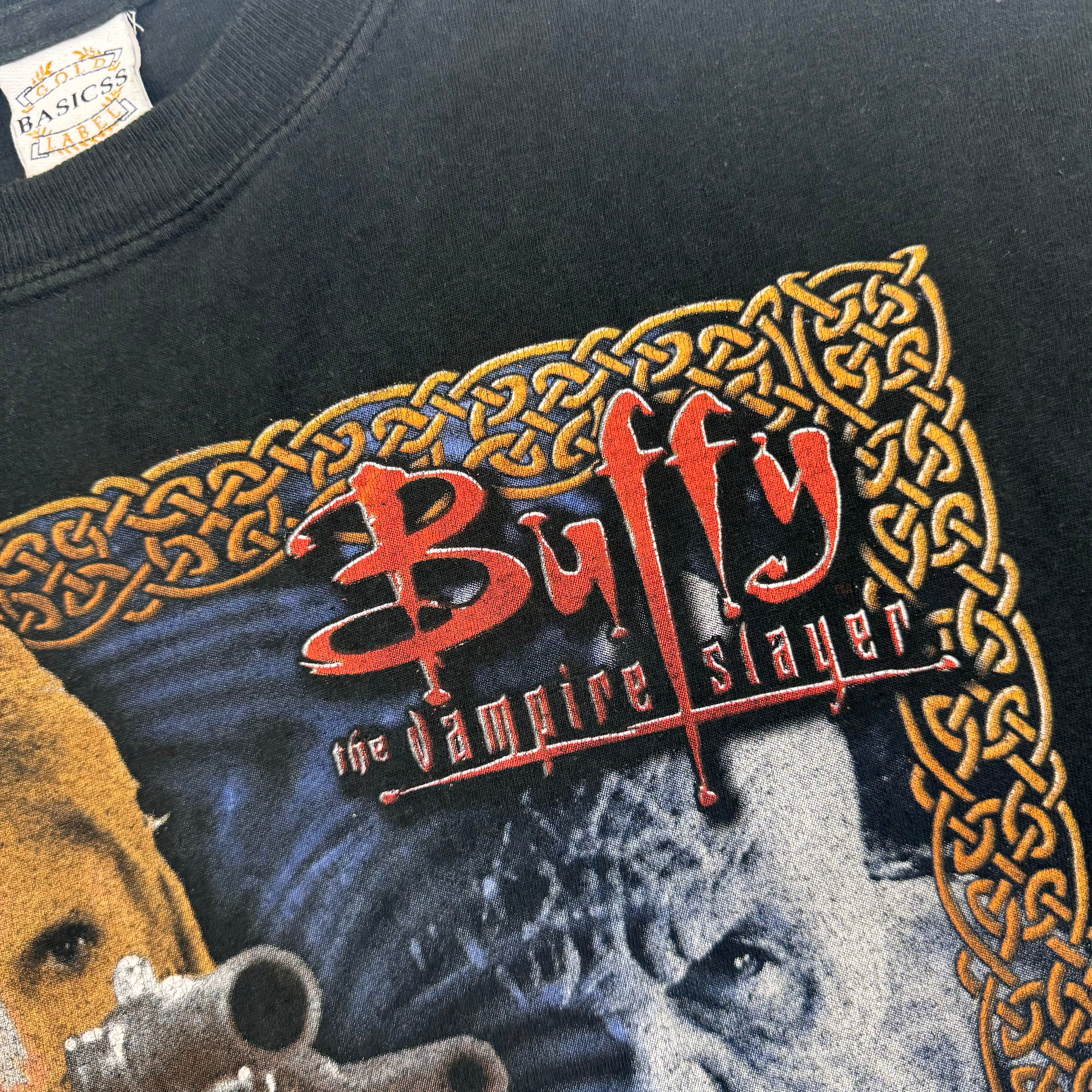 Vintage Buffy The Vampire Slayer 2001 Horror Graphic T-shirt Rare
