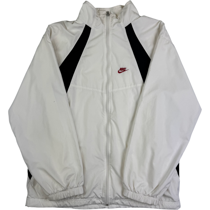 Nike 00's Full-Zip Track Jacket White Black Red